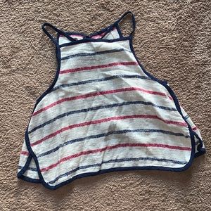 Open back striped Free People tank